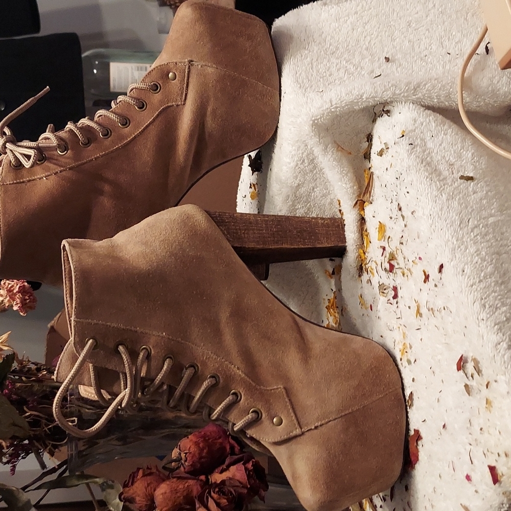 Jeffery Campbell Platform Booties. - image 1